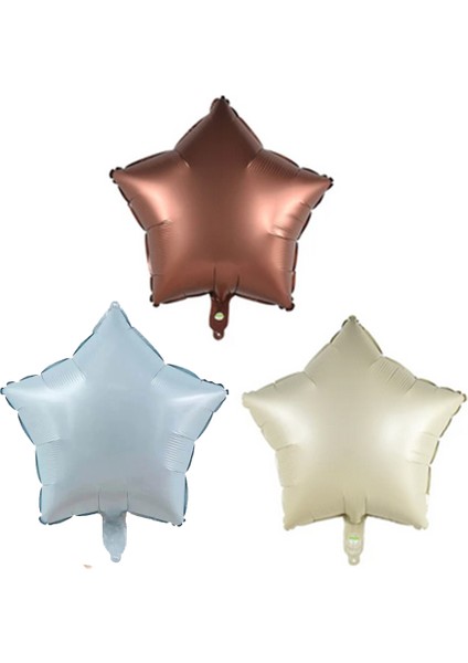 Retro Yıldız Folyo Balon Ayı Folyo Balon Doğum Günü Balon Seti fiyatları