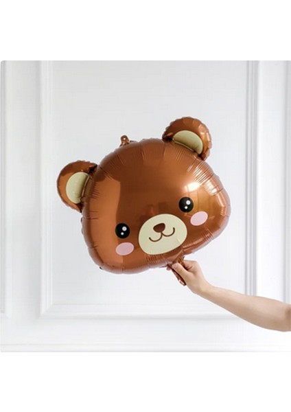 Retro Yıldız Folyo Balon Ayı Folyo Balon Doğum Günü Balon Seti modelleri