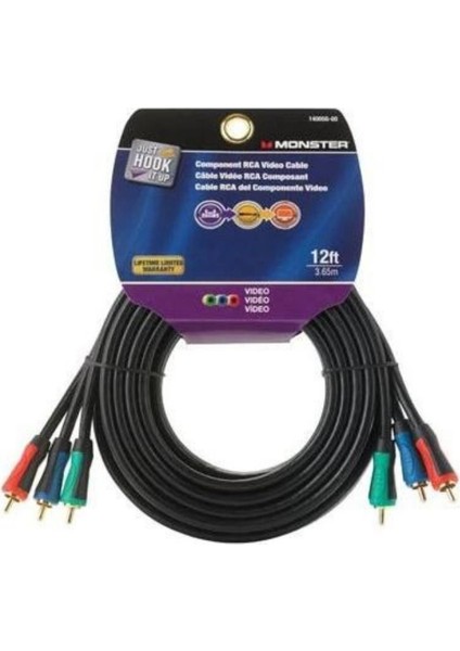 Rca Video ve Ses Kablosu 3.65 METRE/12FT