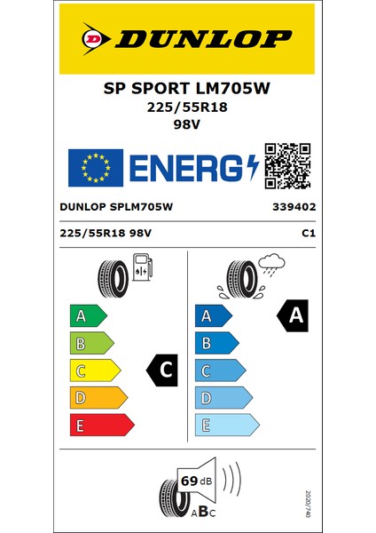 225/55 R18 98V Sp Sport Lm705 Suv Yaz Lastiği (Üretim Yılı: 2024)