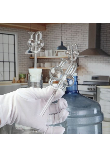 6 Adet Standart Damacana Silikon Tıpa ve Cam Hava Kilidi fiyatları