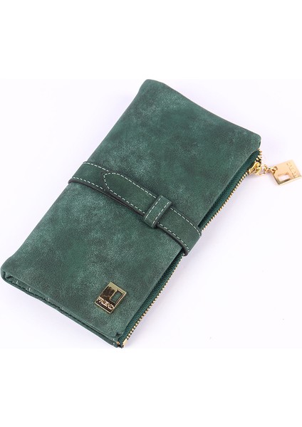 Moda Retro Buzlu Kadın Orta Boy Çoklu Kart Cüzdanı (Yurt Dışından)