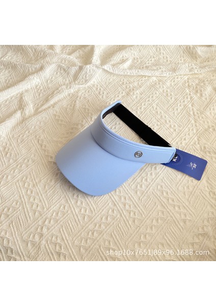 Moda Güneş Kremi Boş Silindir Şapka Kadın Yaz Açık Spor Bisiklet Güneşlik (Yurt Dışından)