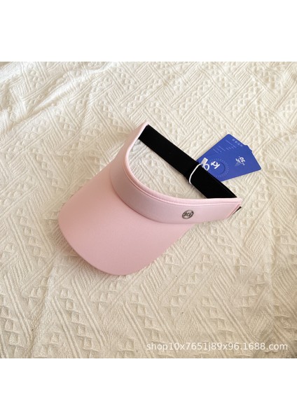 Moda Güneş Kremi Boş Silindir Şapka Kadın Yaz Açık Spor Bisiklet Güneşlik (Yurt Dışından)