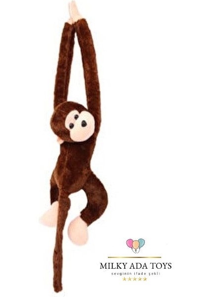 Pelus Maymun Çığlık Atan Sarılan Cırt Cırtlı 25 cm 4 Farklı Renk