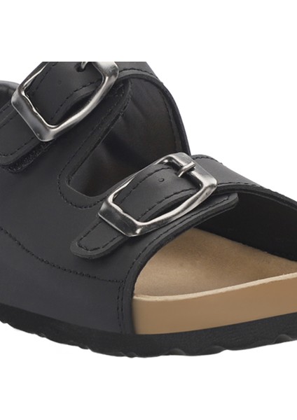 KOBBY Unisex Çocuk Sandalet Siyah