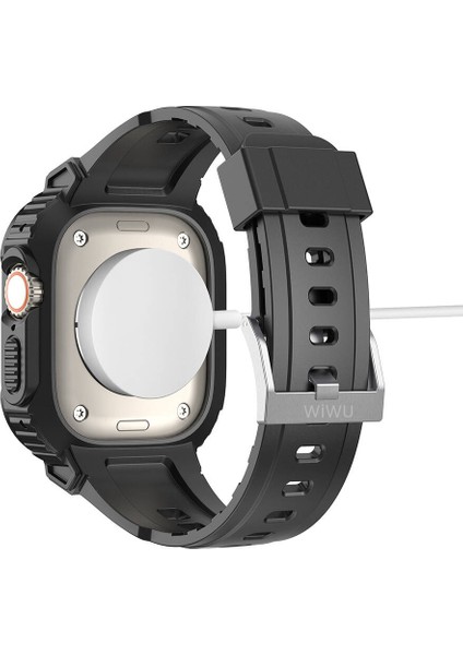 Watch 7 45MM Uyumlu WI-WB014 Armor Serisi 2in1 Sert Pc Kasa Koruyuculu Silikon Kordon Siyah fırsatları