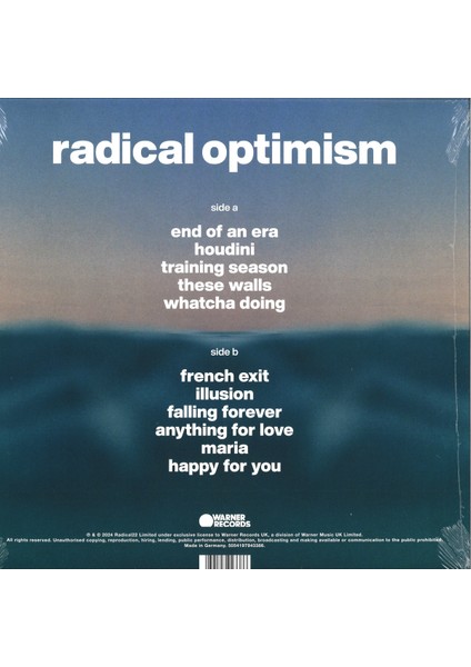 Dua Lipa - Radical Optimism (Plak)