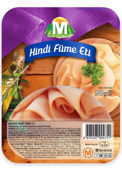Hindi Füme Eti 90 G