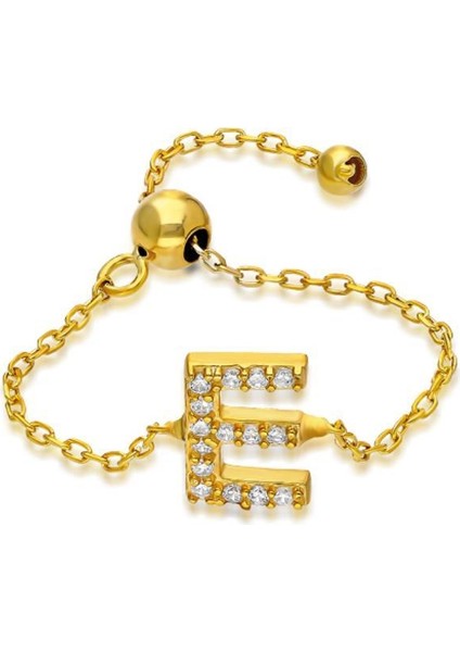 Taşlı Harf Yüzük