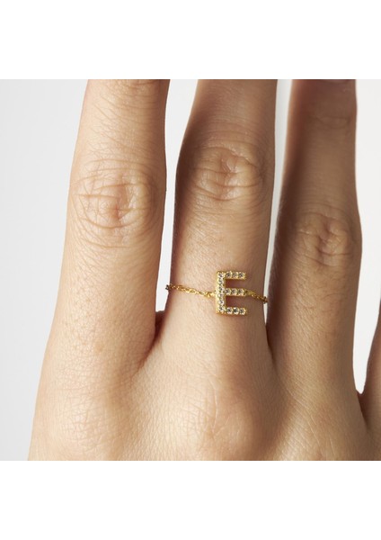 Taşlı Harf Yüzük modelleri