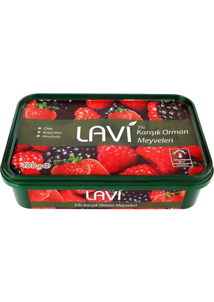 3'lü Karışık Orman Meyveleri 400 G