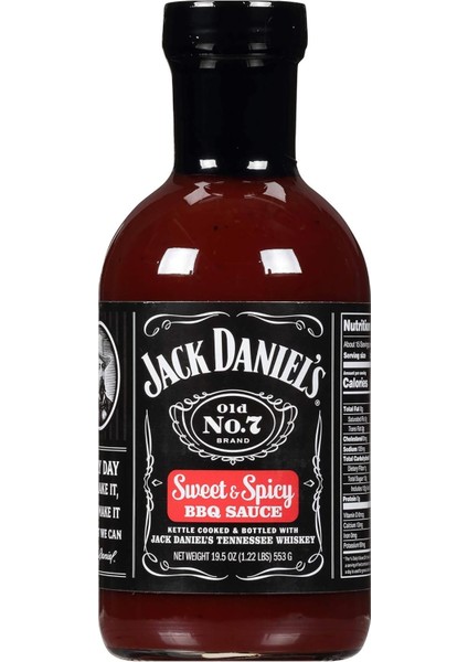 Jack Daniel S Sweet & Spicy Barbekü Sosu 553gr