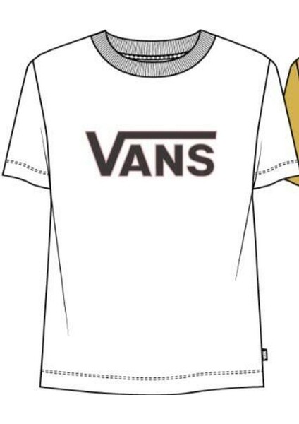 Wm Drop V Ss Crew-B Kadın T-Shirt VN0A5HNMWHT1