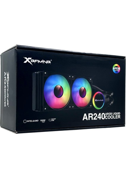 X-Gaming AR240 Argb 240MM Sıvı Soğutucu