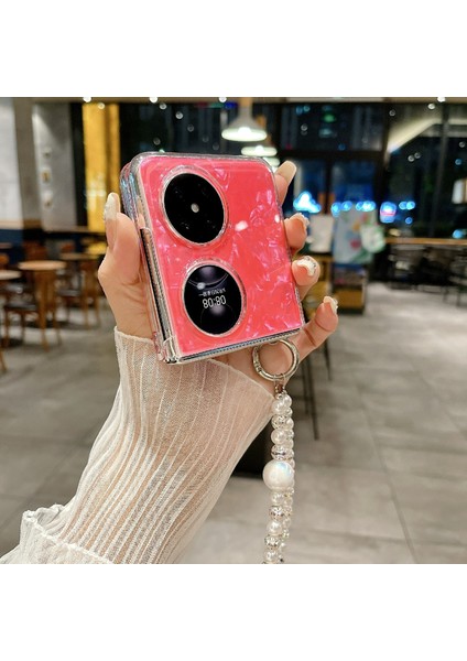 Huawei Pocket 2 Için Sedefli Shl Doku Kılıfı (Yurt Dışından) fiyatları