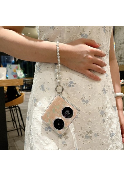 Huawei Pocket 2 Için Sedefli Shl Doku Kılıfı (Yurt Dışından) fırsatları