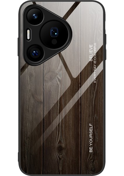 Huawei Pura 70 Için Ahşap Tahıl Gl Kılıf (Yurt Dışından)