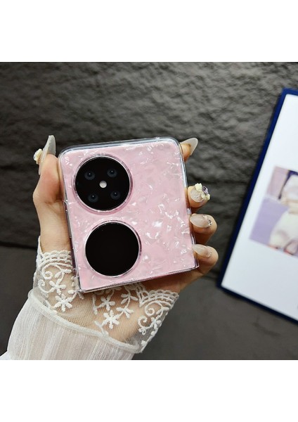 Huawei Pocket 2 Için Sedefli Shl Doku Kılıfı (Yurt Dışından) fiyatları