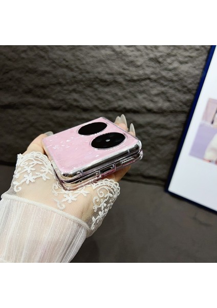 Huawei Pocket 2 Için Sedefli Shl Doku Kılıfı (Yurt Dışından) modelleri