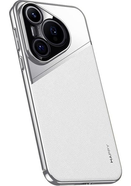 Huawei Pura 70 Için Düz Deri Pc Kılıfı (Yurt Dışından)