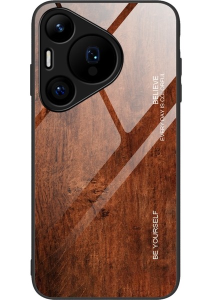 Huawei Pura 70 Için Ahşap Tahıl Gl Kılıf (Yurt Dışından)