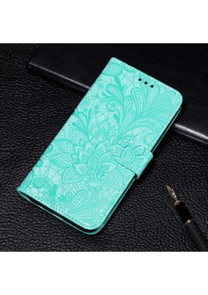 Huawei Nova 12 Pro Için Dantel Çiçek Pu Telefon Kılıfı (Yurt Dışından)