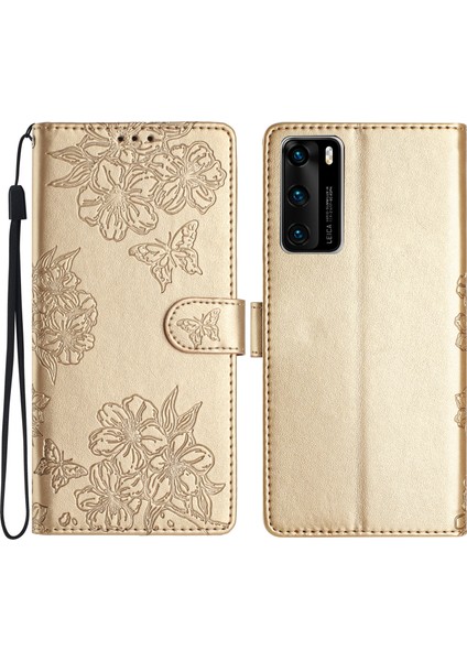 Huawei P40 Için Kiraz Çiçeği Kılıfı (Yurt Dışından)