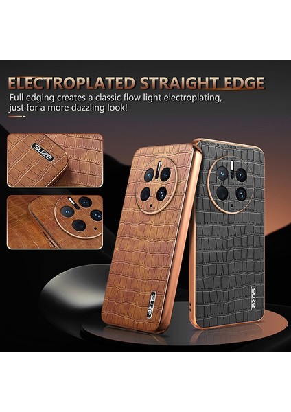 Huawei Mate 50 Pro Için Azns Timsah Dokulu Kılıf (Yurt Dışından) fiyatları