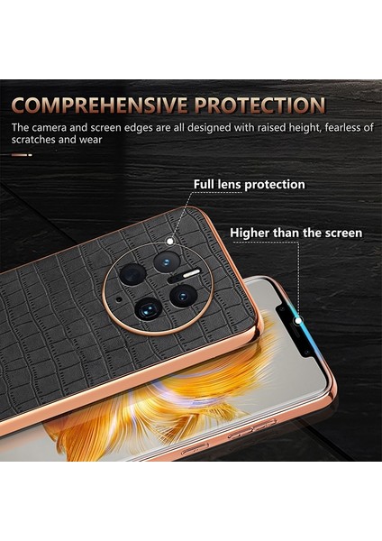 Huawei Mate 50 Pro Için Azns Timsah Dokulu Kılıf (Yurt Dışından) fırsatları