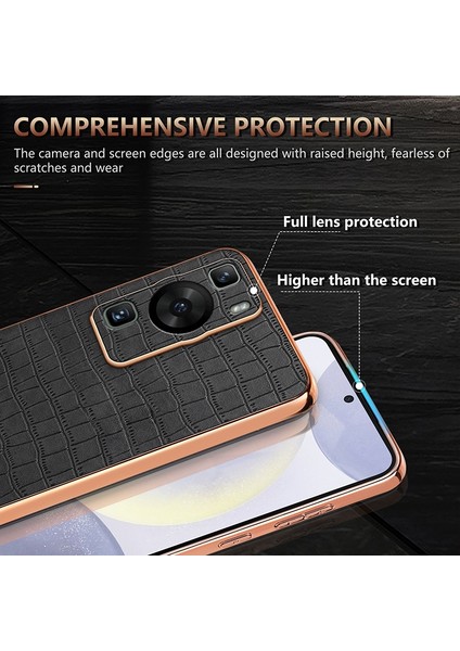 Huawei P60 / P60 Pro Için Azns Timsah Dokulu Kılıf (Yurt Dışından) indirimleri