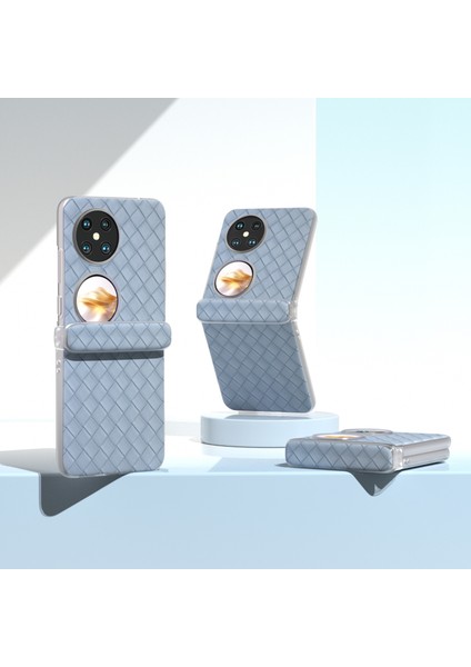 Huawei Pocket 2 Için 3'ü 1 Arada Dokuma Dokulu Pu Kılıf (Yurt Dışından) fiyatları