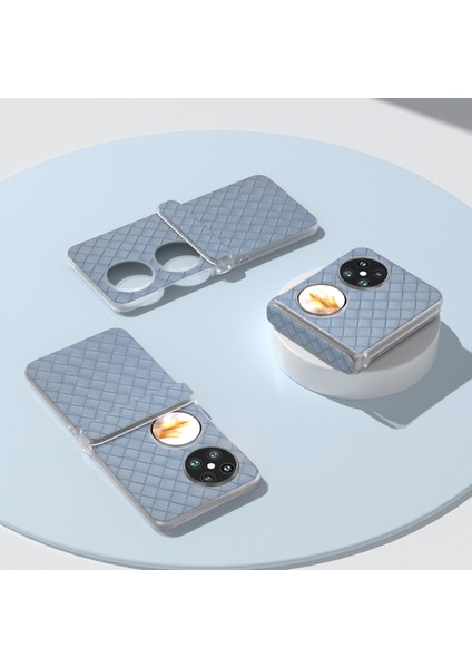 Huawei Pocket 2 Için 3'ü 1 Arada Dokuma Dokulu Pu Kılıf (Yurt Dışından) fırsatları