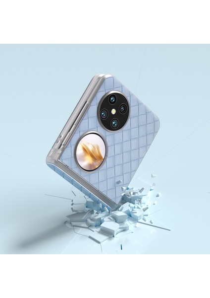 Huawei Pocket 2 Için 3'ü 1 Arada Dokuma Dokulu Pu Kılıf (Yurt Dışından) indirimleri