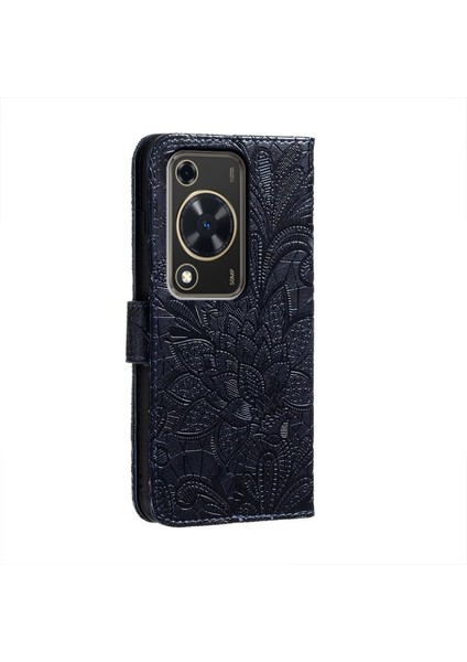 Huawei Enjoy 70 Için Dantel Çiçek Pu Telefon Kılıfı (Yurt Dışından) fırsatları