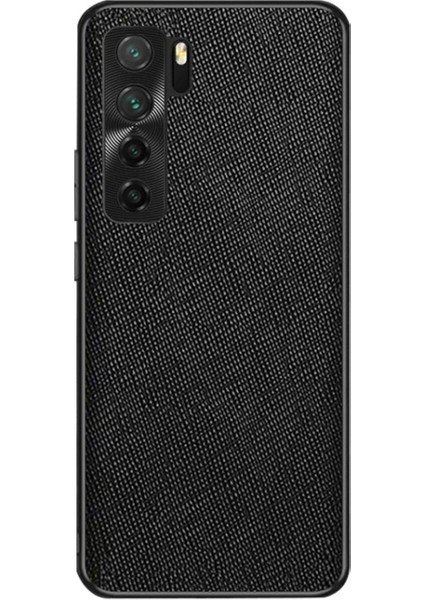 Huawei Nova 7 5g Için Çapraz Doku Pu Telefon Kılıfı (Yurt Dışından) fiyatları
