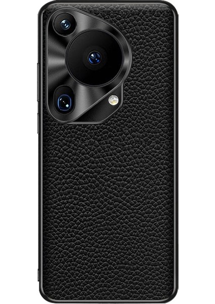 Huawei Pura 70 Ultra Için Litchi Dokulu Deri Kılıf (Yurt Dışından)