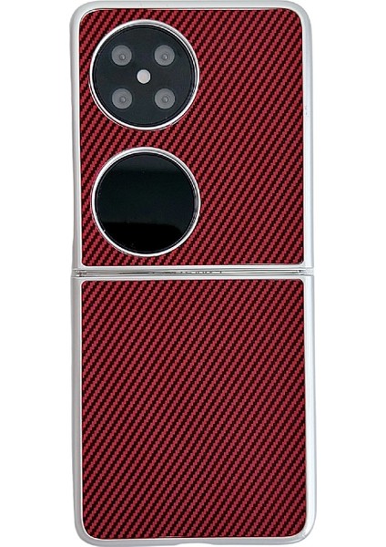 Huawei Pocket 2 Için Kevlar Karbon Fiber Ultra Ince Kılıf (Yurt Dışından)