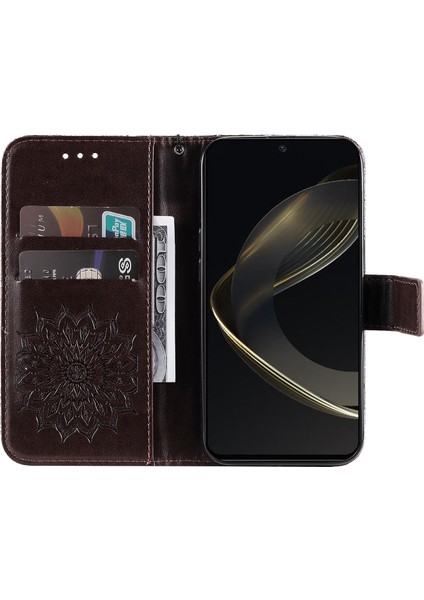 Huawei Nova 12 Se / Nova 11 Se Için Ayçiçeği Pu Telefon Kılıfı (Yurt Dışından) fırsatları