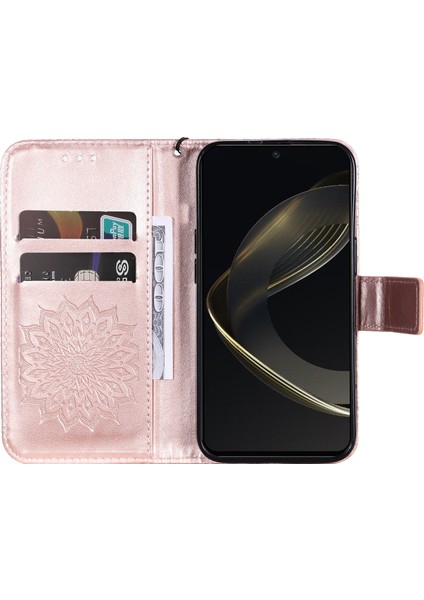 Huawei Nova 12 Se / Nova 11 Se Için Ayçiçeği Pu Telefon Kılıfı (Yurt Dışından) fırsatları