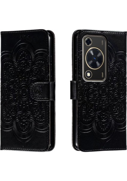 Huawei Enjoy 70 Için Mandala Pu Kılıf (Yurt Dışından)