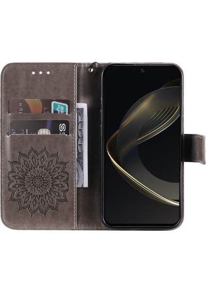 Huawei Nova 12 Se / Nova 11 Se Için Ayçiçeği Pu Telefon Kılıfı (Yurt Dışından) fırsatları