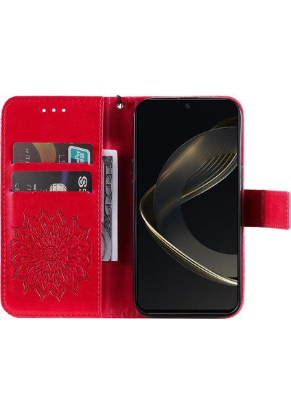 Huawei Nova 12 Se / Nova 11 Se Için Ayçiçeği Pu Telefon Kılıfı (Yurt Dışından) fırsatları