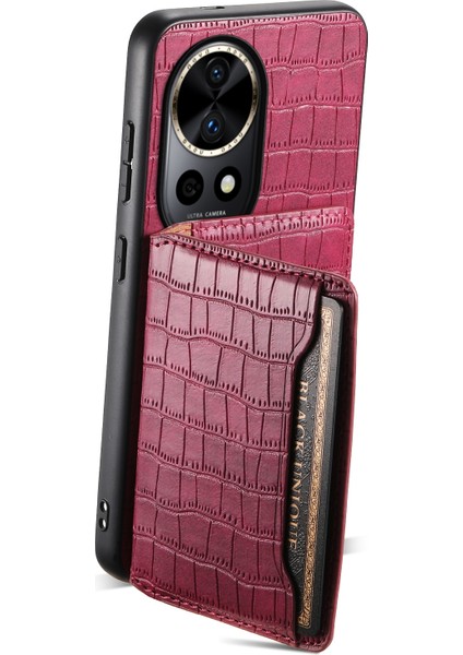 Huawei Nova 12 Pro Için Timsah Dokulu Pu Kılıf (Yurt Dışından) modelleri