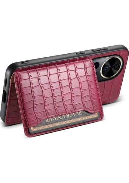 Huawei Nova 12 Pro Için Timsah Dokulu Pu Kılıf (Yurt Dışından) fırsatları