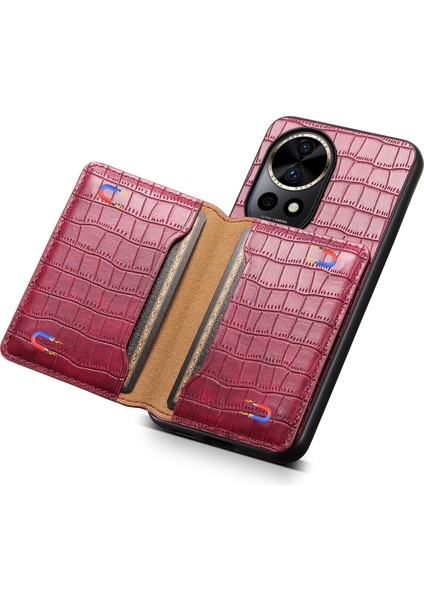 Huawei Nova 12 Pro Için Timsah Dokulu Pu Kılıf (Yurt Dışından) indirimleri