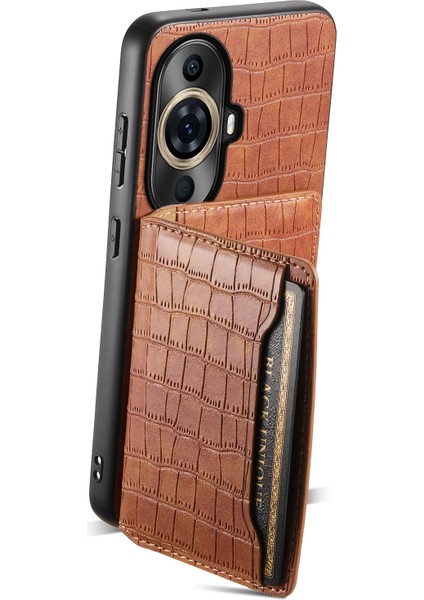 Huawei Nova 11 Pro Için Timsah Dokulu Pu Kılıf (Yurt Dışından) modelleri