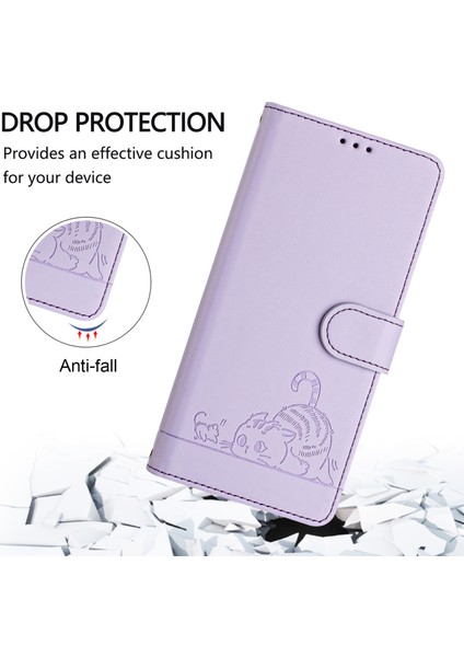 Huawei P50 Pro Için Kedi Sıçan Kabartmalı Rfıd Kılıf (Yurt Dışından) fırsatları