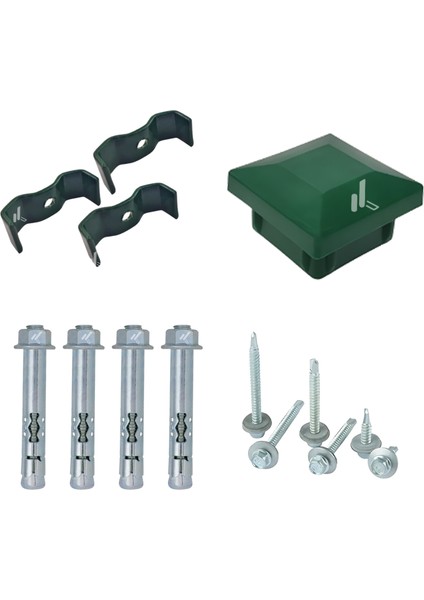 TEL ÇİT SİSTEMLERİ 1 ADET PANEL ÇİT DİREĞİ 50 CM AKSESUARLAR DAHİL fırsatları