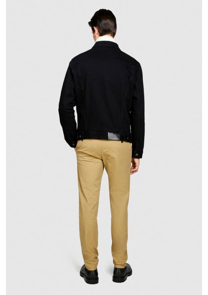 Esnek Slim Fit Chino Pantolon Erkek Bej T-Shirt - 323A4JGCSF03E fırsatları